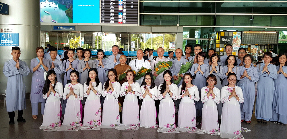 한국불교 태고종은 한국불교에서 처음으로 베트남 불교국립 승가회와 공식 교류 조인식을 체결했다. / 태고종 제공