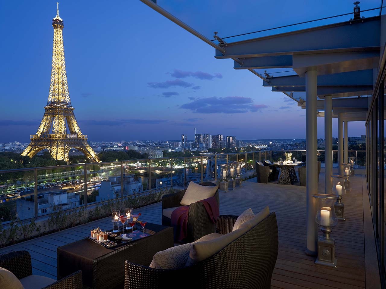 ‘샹그릴라 호텔 파리’ 테라스 - 사진 제공 Shangri-La Hotel Paris