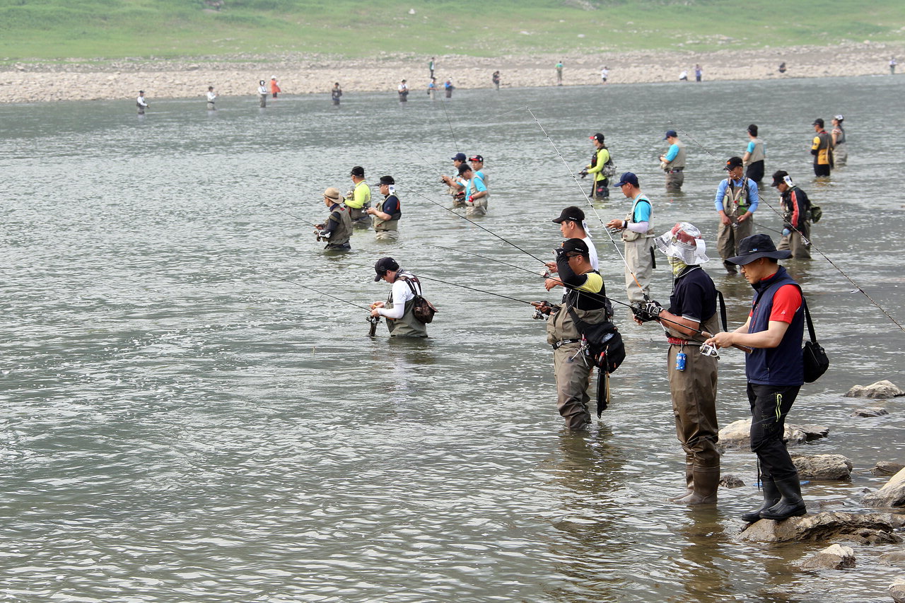 '단양강 쏘가리축제'가 오는 10일부터 단양읍 수변무대 및 단양강 일원에서 열린다. 지난해 대회 모습/단양군 제공