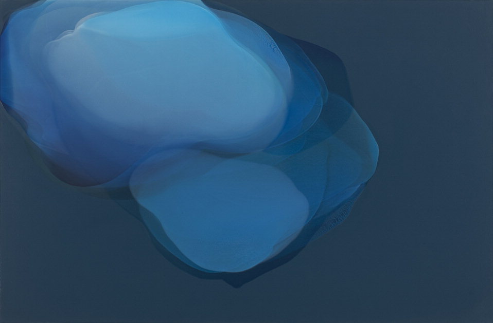 홍수연 작 the firmamnet_deep blue#2,190X125cm