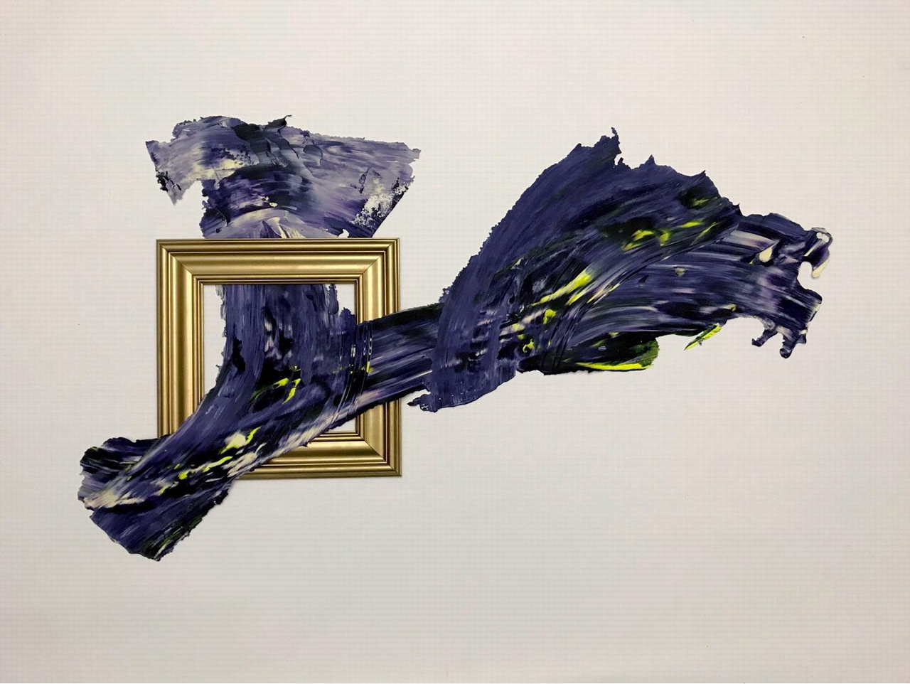 최민솔 작 Disorder2-5, Acrylic on canvas, 40cmx40cm-프레임, 2020
