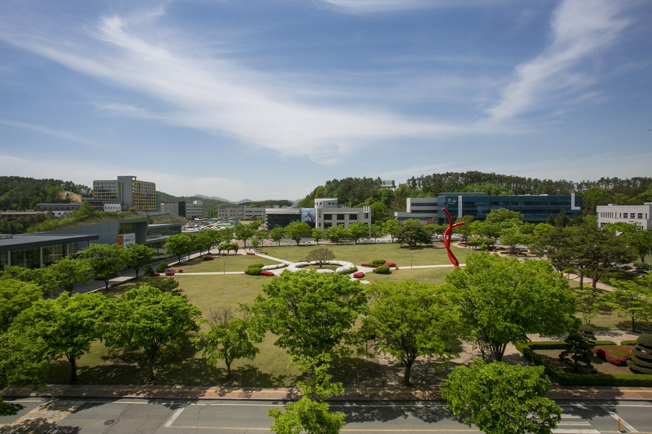 한국기술교육대학교 전경.