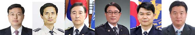 왼쪽부터 유윤종, 정지천, 이상수, 김홍근, 최기영, 김항곤.