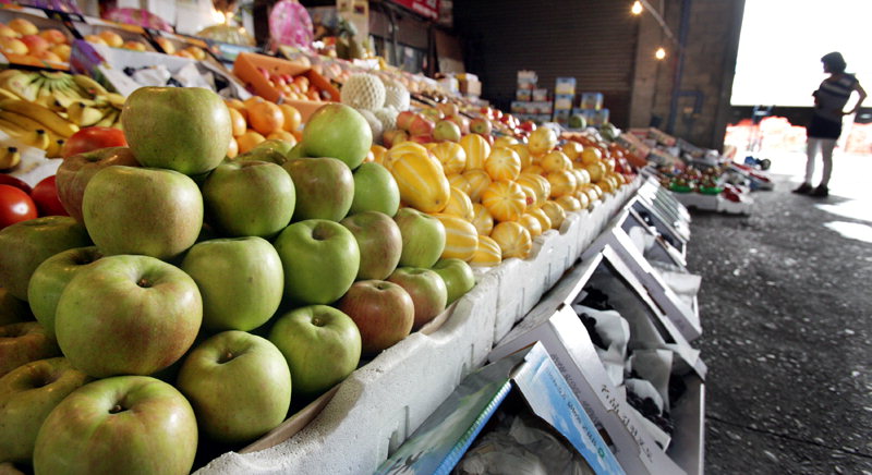 청주농수산물도매시장에 사과 등 과일이 판매되고 있다. 사진은 기사와 직접 관련이 없다. /중부매일DB