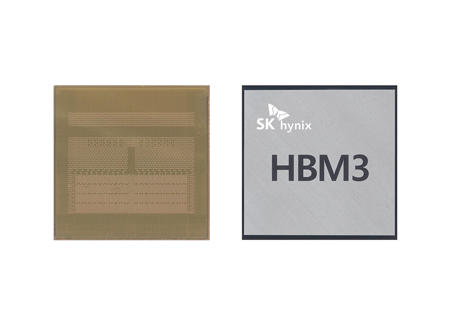 SK하이닉스가 현존 최고 사향으로 개발한 D램인 HBM3. /SK하이닉스