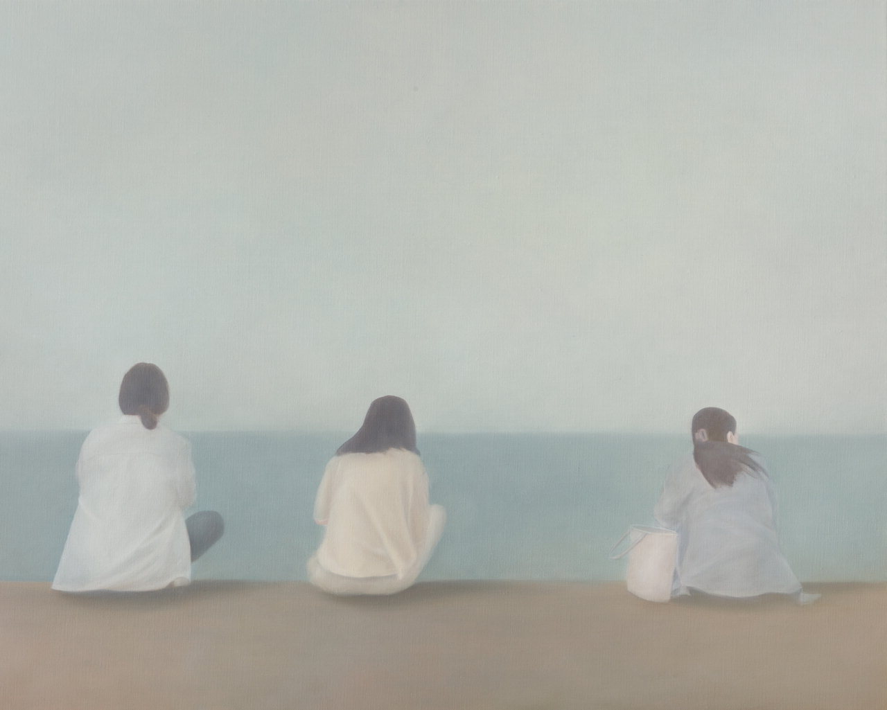 세 사람, 2021, Oil on Canvas, 72.7x90.9cm