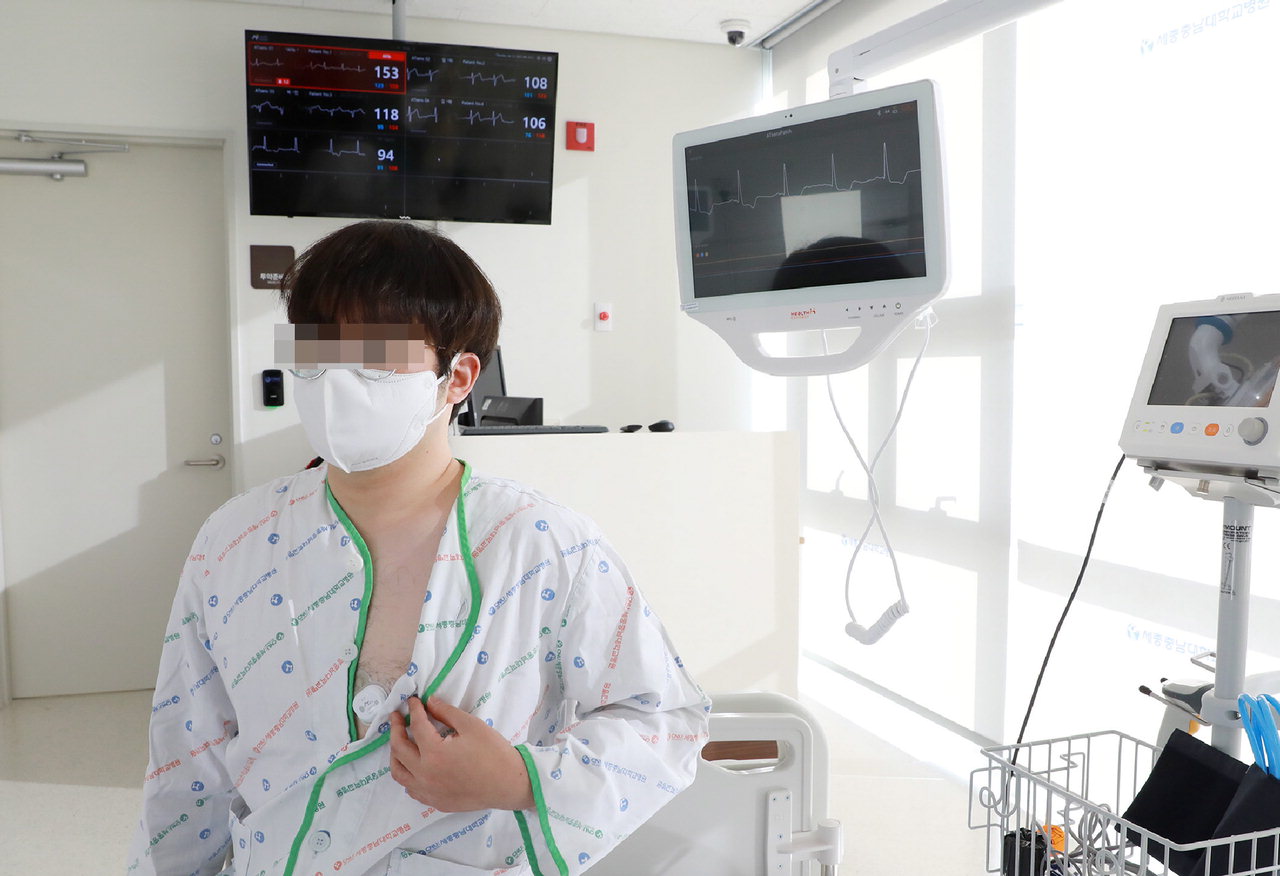 세종충남대병원에 인공지능(AI)과 클라우드가 연계된 '스마트병동'이 국내 의료기관 최초로 시범 구축됐다. /세종충남대병원