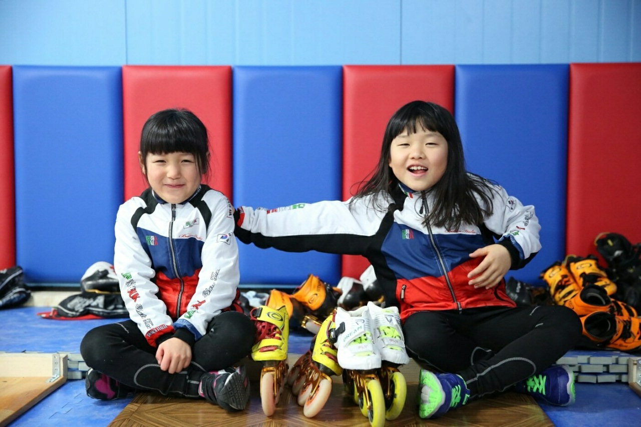 (왼쪽부터) 박가은, 박하은 선수 /충북도장애인체육회