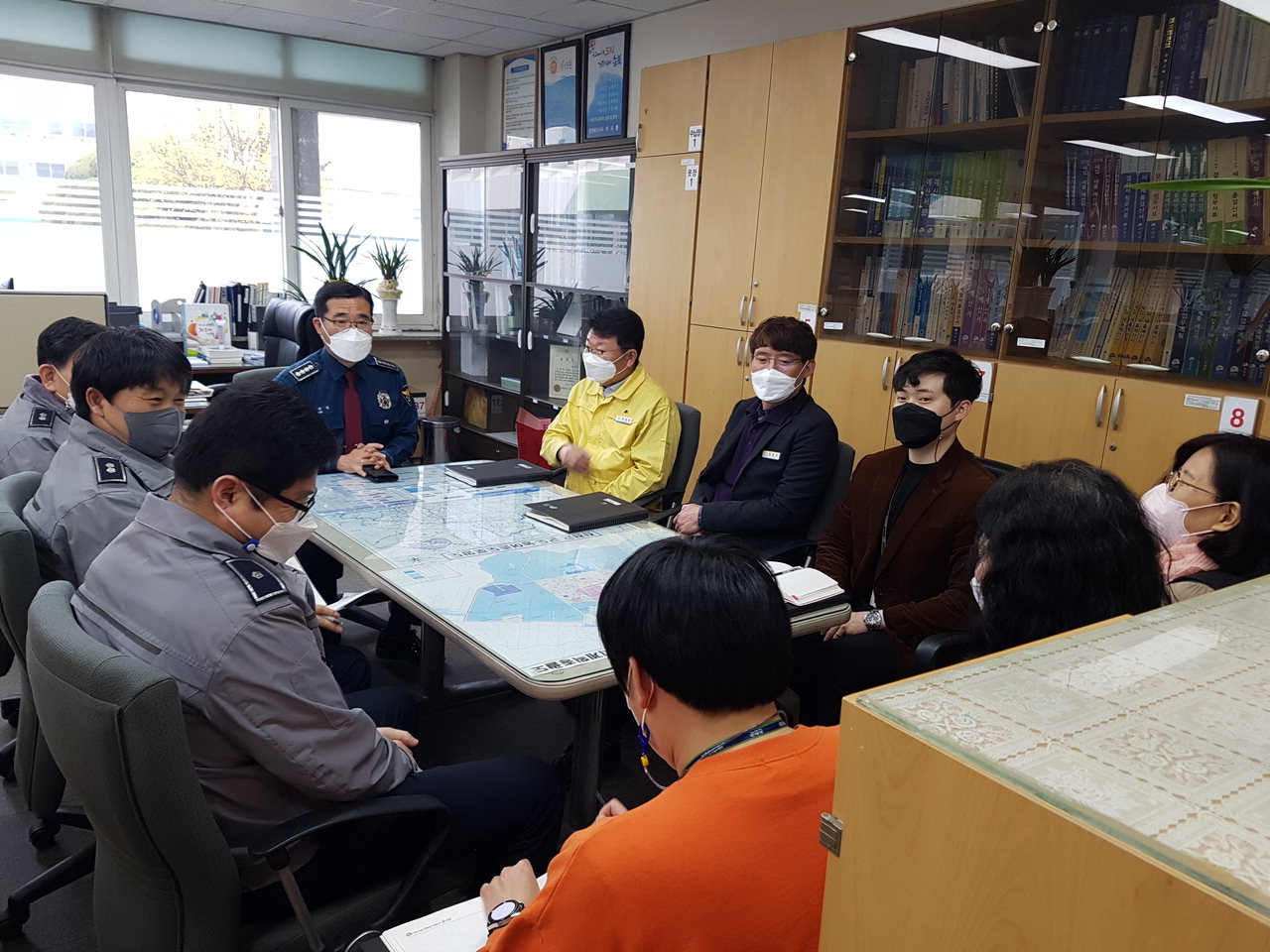 진천경찰서가 17일 진천군CCTV통합관제센터의 운영 활성화를 위한 간담회를 개최했다.