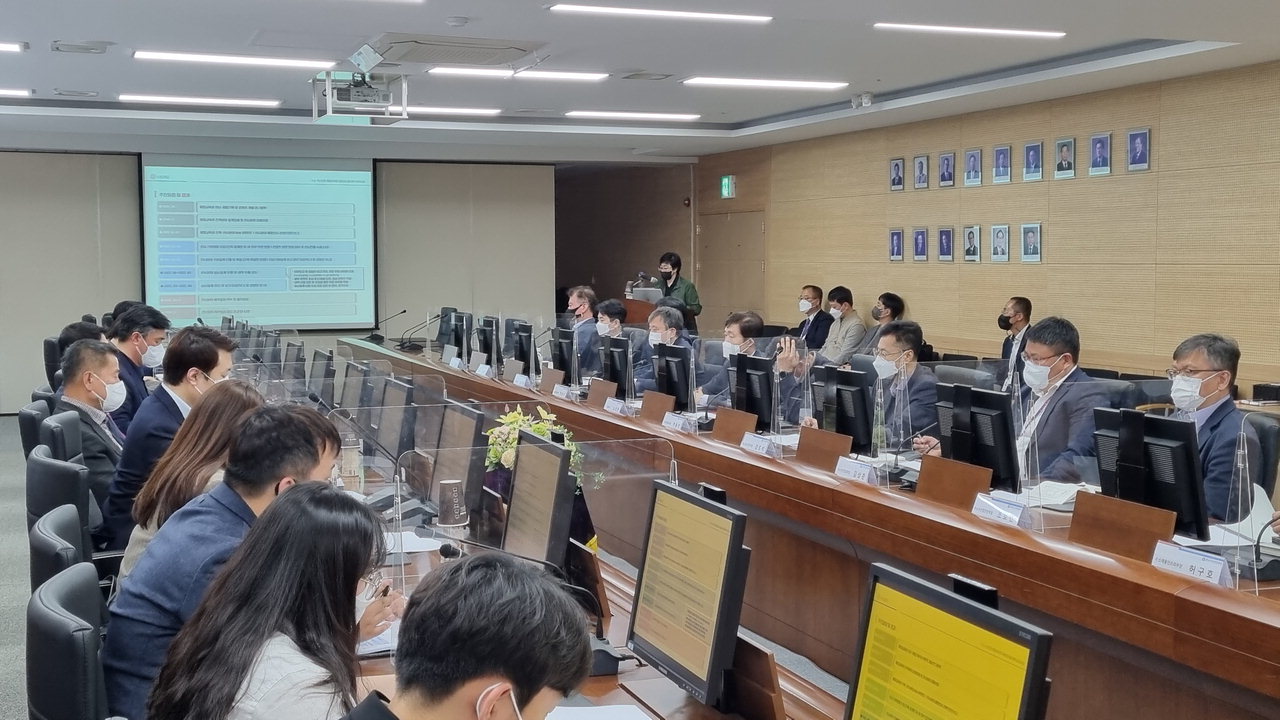 한국가스안전공사가 8일 충북혁신도시에 건립중인 '수소 가스안전 체험교육관'의 전시콘텐츠 실시설계 보고회의를 개최했다. / 한국가스안전공사