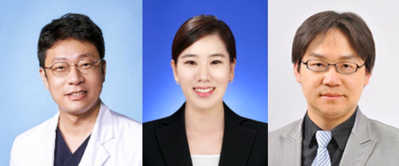 사진 왼쪽부터 최진영, 엽경은, 박종혁 교수. /충북대병원 제공