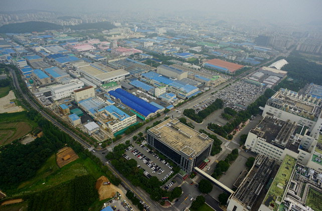 2012년 청주산단의 모습. / 청주산업단지관리공단 제공
