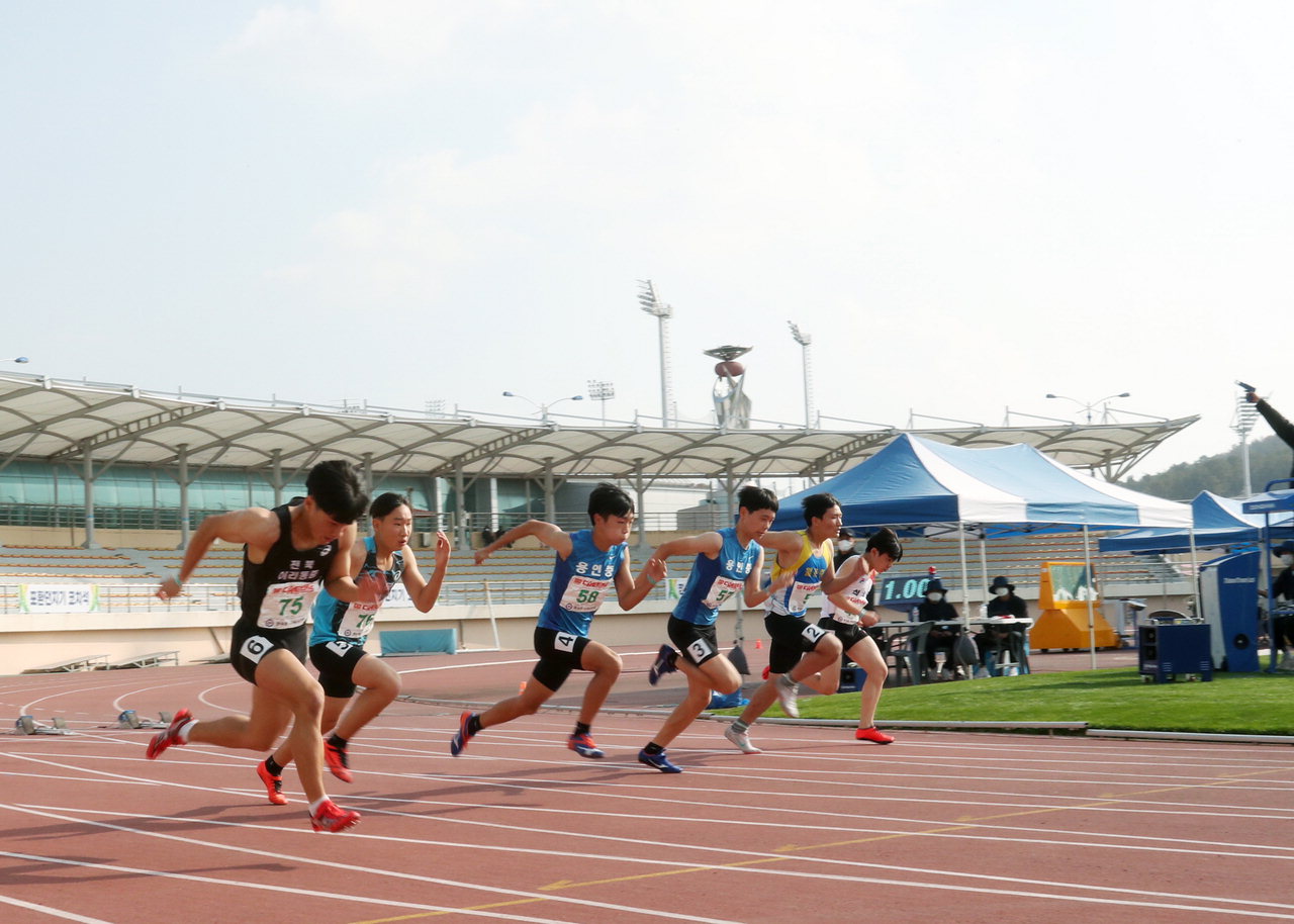 보은군에서 제3회 전국 초·중·고등학교 학년별 육상경기대회가 15일부터 19일까지 열린다. / 보은군 제공