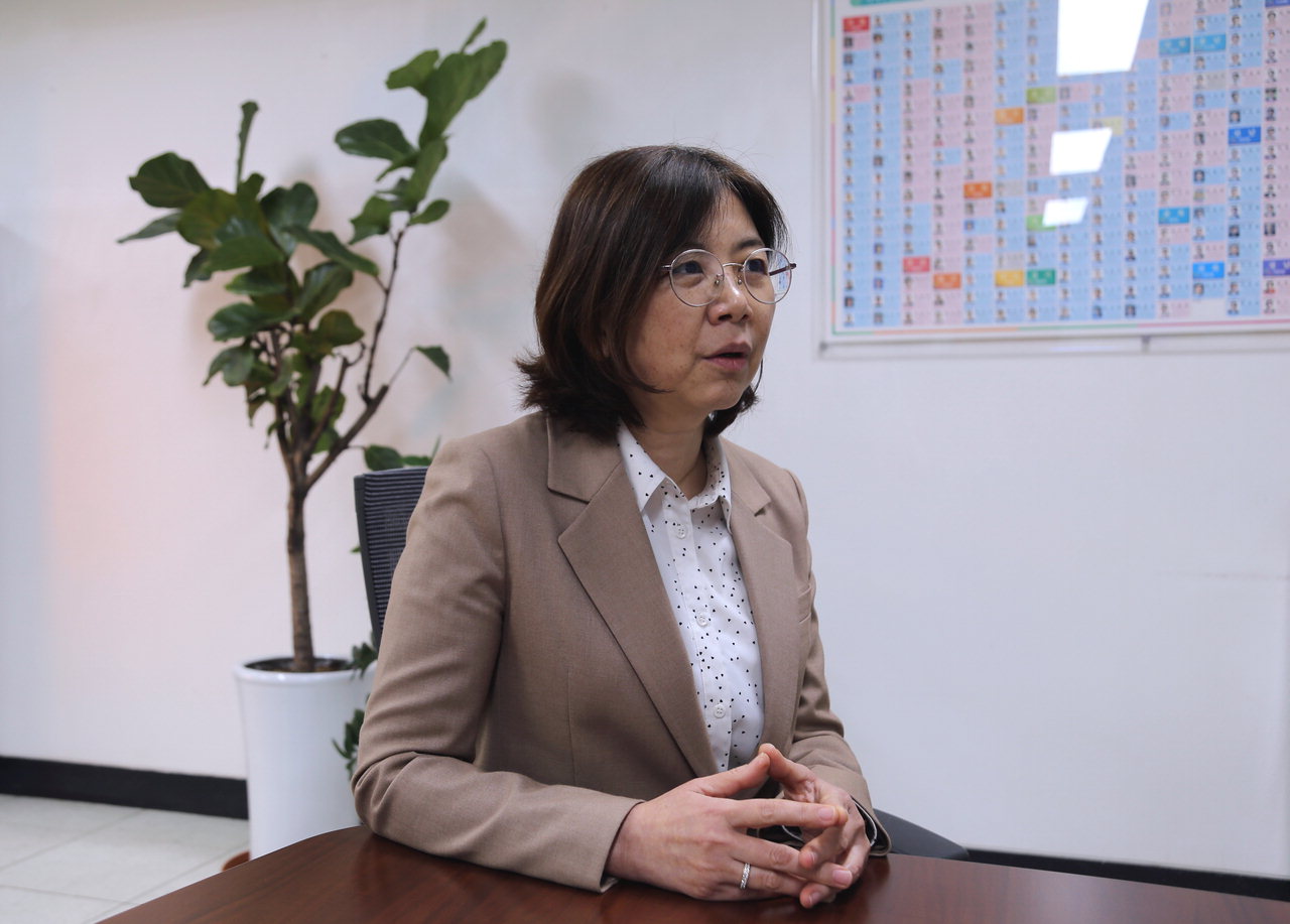 김수연 사무처장이 올해 전국동시조합장선거에 일정에 대해 설명하고 있다./박상철