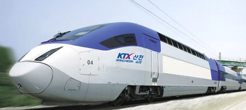 KTX 고속철도.
