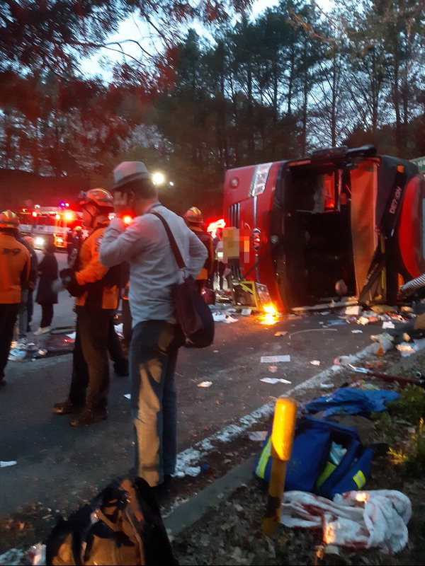 관광버스 교통사고 관련 자료사진. /중부매일DB 