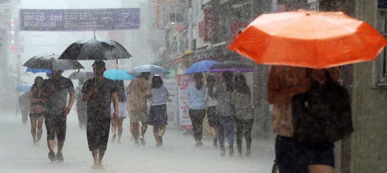 폭우 관련 자료사진. /중부매일DB