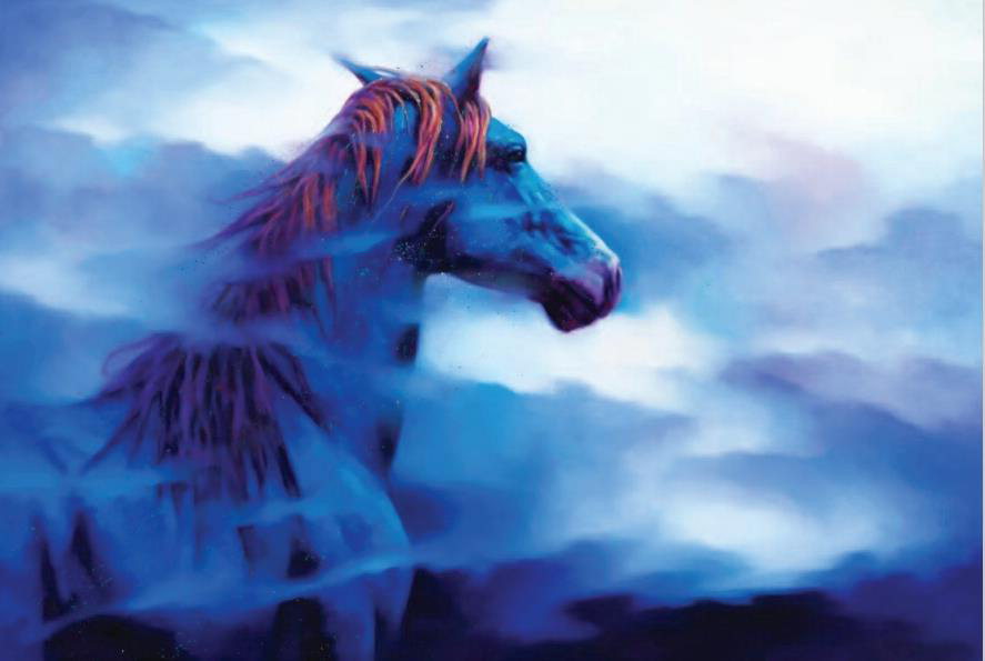 Ma Dongmin-Blue Horse Series100×70cm판화(Print)2022