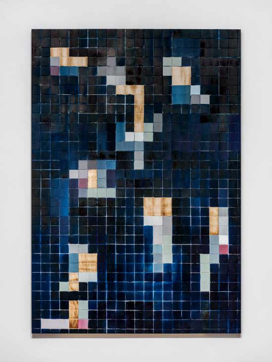 Paul Kim - 'Composition 4A1(To Have and to Have Not)', Oil on wooden panel, 130.3 x 89.4cm, 2023