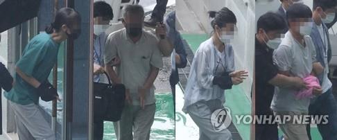 '간첩 혐의'를 받고있는 충북 동지회 활동가 영장 실질심사 모습 / 연합뉴스
