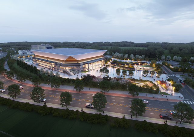 ▲ ▲청주 다목적 실내체육관 조감도. / 청주시