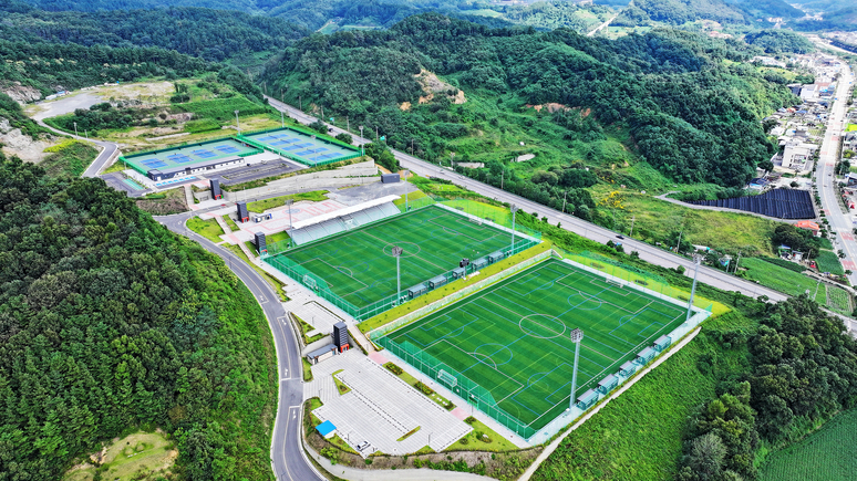 ▲ 괴산군 스포츠 타운 전경. / 괴산군