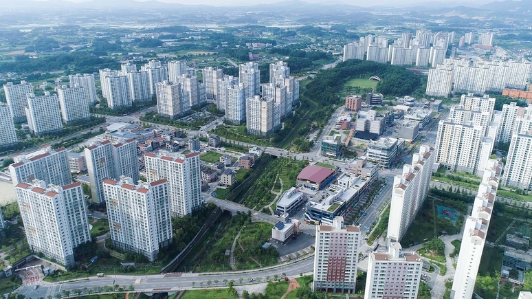 ▲ 충북혁신도시 전경. /충북도