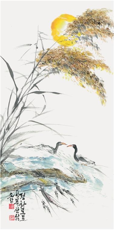 ▲ 김보경 作 ‘평화롭고 행복한 삶’