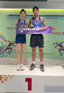 영동군청이진원 선수, 전국종별육상경기선수권대회 여자 800m 1위 - 뉴스 썸네일 이미지