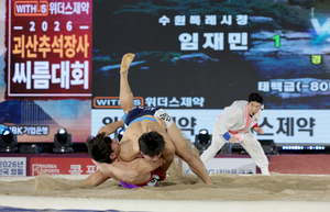 '2026 괴산추석<b>장사</b>씨름대회' <b>백두장사</b> <b>김민재</b> '등극'